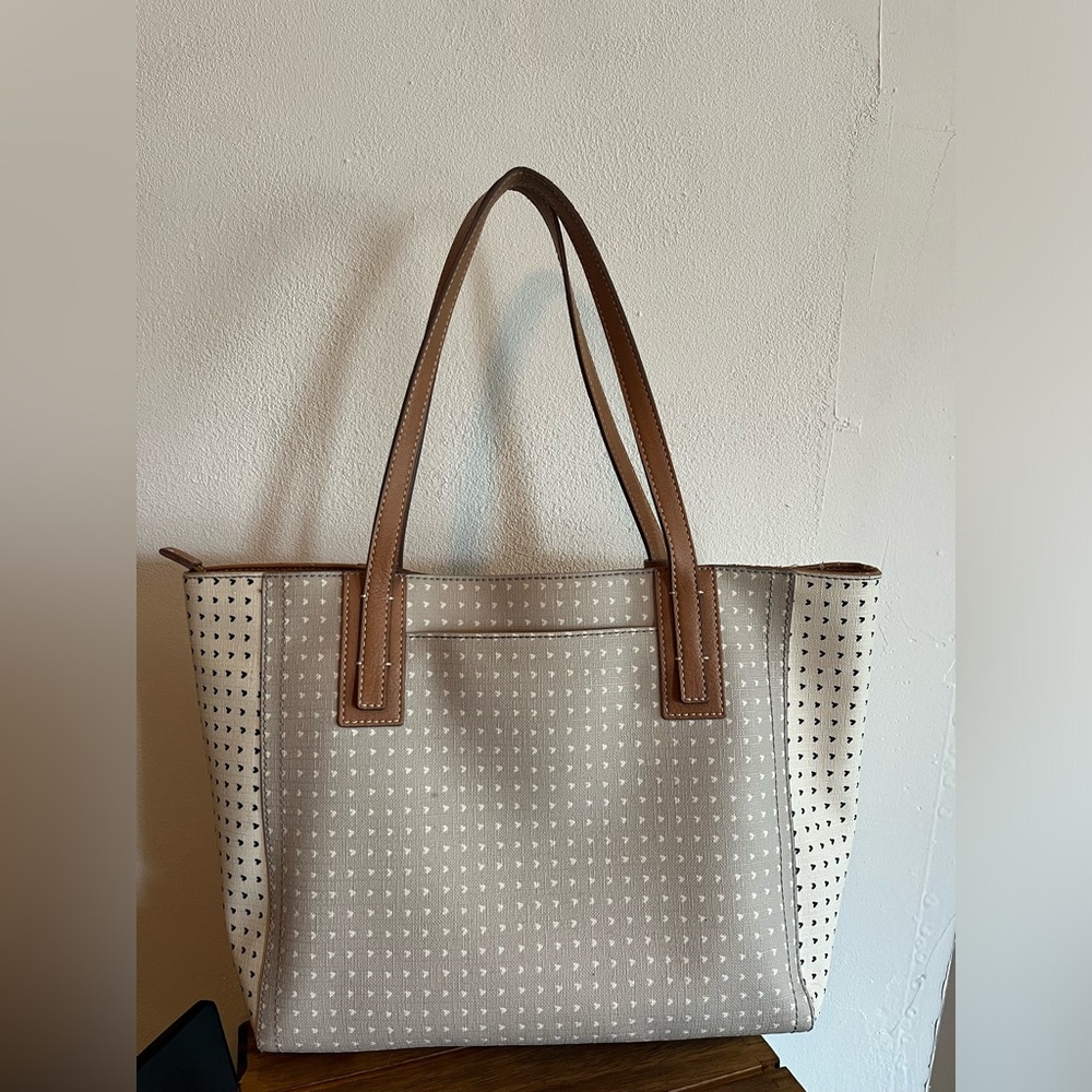 Fossil Heart Tote